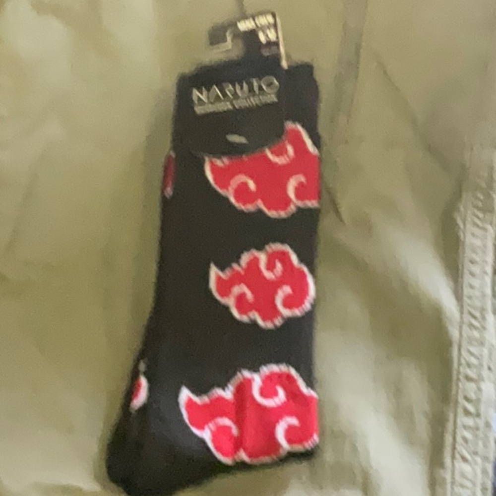 Naruto akatsuki socks